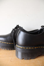 Dr. Martens Black 1461 Quad Platform Black Shoes | Size 8M/9L