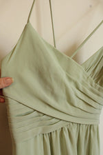 NEW Levkoff Pistachio Green Solid Sleeveless Maxi Dress | 8