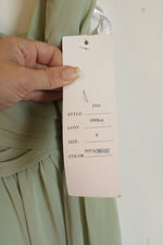 NEW Levkoff Pistachio Green Solid Sleeveless Maxi Dress | 8