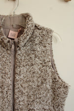 Flex Time Tan Sherpa Vest | M