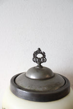 Vintage A.J. Hall Floral Biscuit Jar