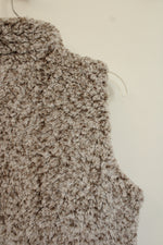 Flex Time Tan Sherpa Vest | M