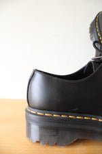 Dr. Martens Black 1461 Quad Platform Black Shoes | Size 8M/9L
