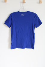 Under Armour Blue Logo Shirt | Youth L (14/16)