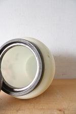 Vintage A.J. Hall Floral Biscuit Jar