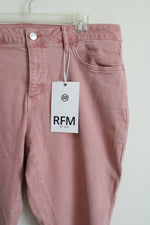 NEW RFM Dylan Straight Pink Jeans | 18