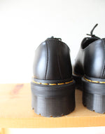 Dr. Martens Black 1461 Quad Platform Black Shoes | Size 8M/9L