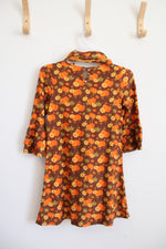 Rare Editions Brown Pumpkin Dress & Scarf | Youth 10