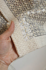 NEW St. John Couture Cream Multi Tweed Sequin and Beaded Coat & Dress Set | 6