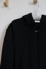 Nike Boxy Fit Black Thick Cotton Hoodie | S
