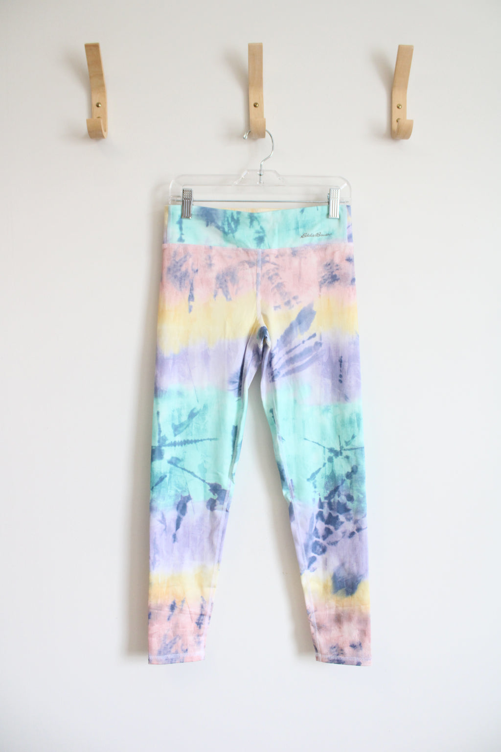 Eddie Bauer Colorful Pastel Tie-Dyed Leggings | Youth M (10/12)