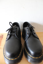 Dr. Martens Black 1461 Quad Platform Black Shoes | Size 8M/9L
