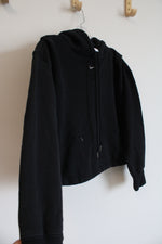 Nike Boxy Fit Black Thick Cotton Hoodie | S