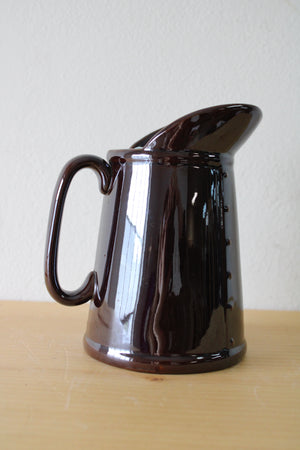 Vintage Brown Rooster Syrup Pitcher