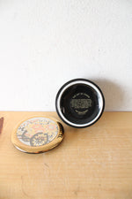 The Art Of Chokin 24K Gold Edged Etched Small Black Covered Container