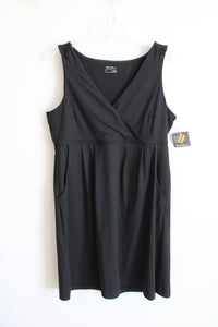 NEW Eddie Bauer Black Pocket Dress | L