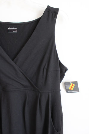 NEW Eddie Bauer Black Pocket Dress | L