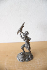 The Tutor Mint Native Americans Sioux Warrior 1869 Pewter Figurine