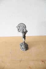 The Tutor Mint Native Americans Sioux Warrior 1869 Pewter Figurine