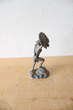 The Tutor Mint Native Americans Sioux Warrior 1869 Pewter Figurine