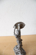 The Tutor Mint Native Americans Sioux Warrior 1869 Pewter Figurine