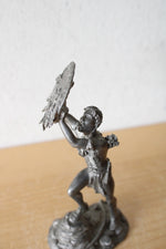 The Tutor Mint Native Americans Sioux Warrior 1869 Pewter Figurine