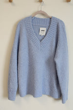 Aerie Light Blue Knit Oversized Sweater | M