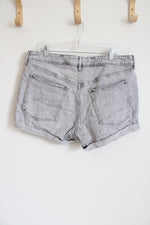 Old Navy High Rise O.G. Straight Gray Denim Shorts | 20