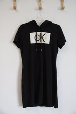 Calvin Klein Hooded Dress | L