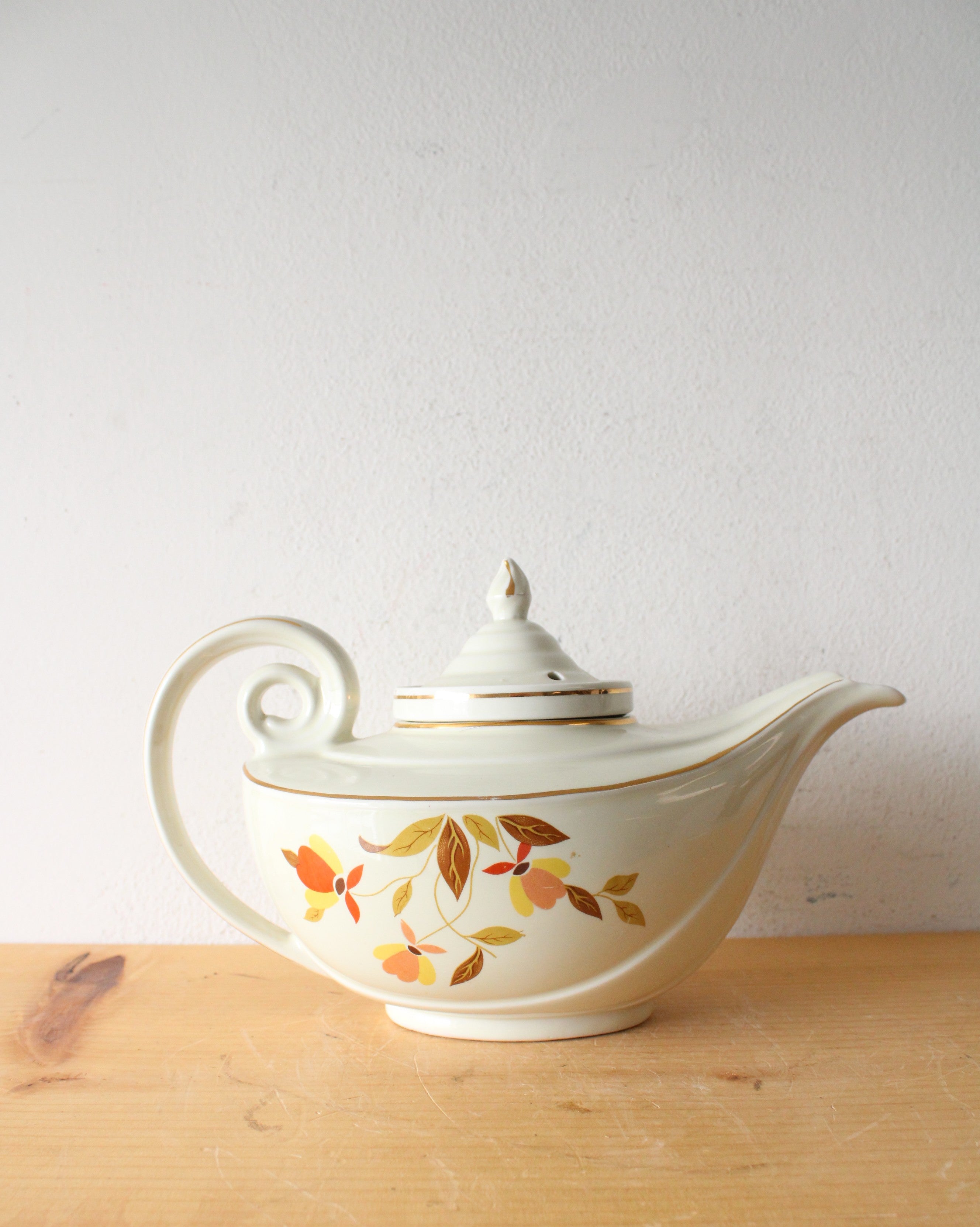 Hall's Superior Autumn Leaf Aladdin Infuser Teapot
