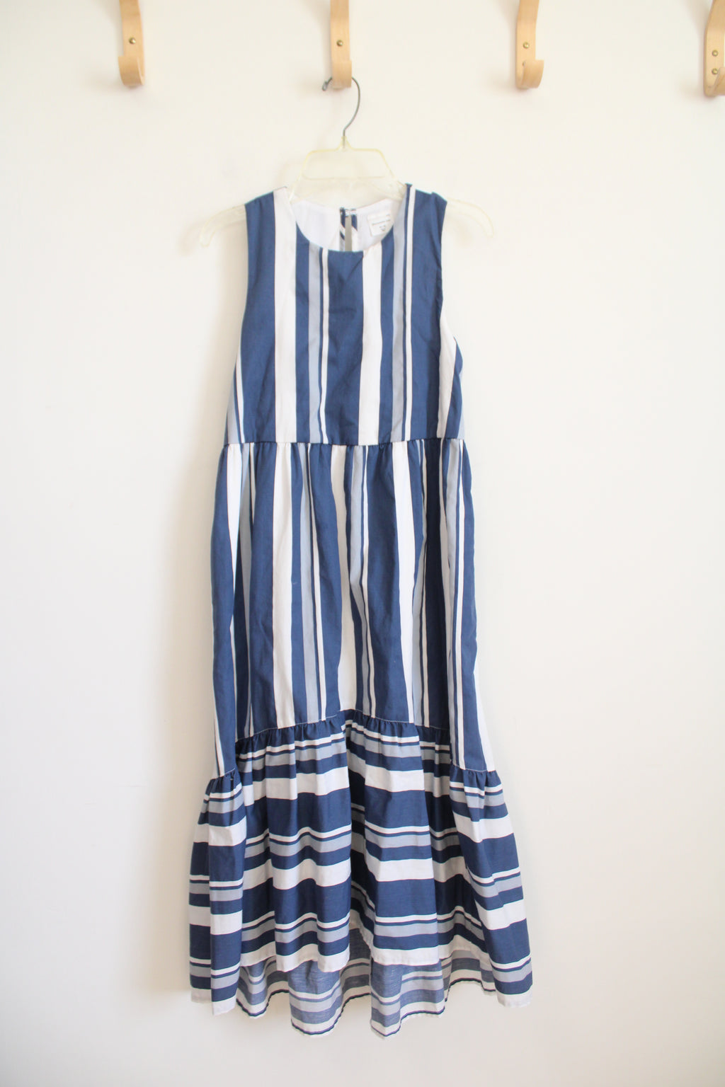 Abercrombie Kids Blue & White Striped Dress | Youth 11/12