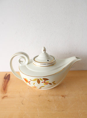 Hall's Superior Autumn Leaf Aladdin Infuser Teapot