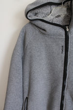 Reebok Gray Fleece Zip Up Hoodie | M