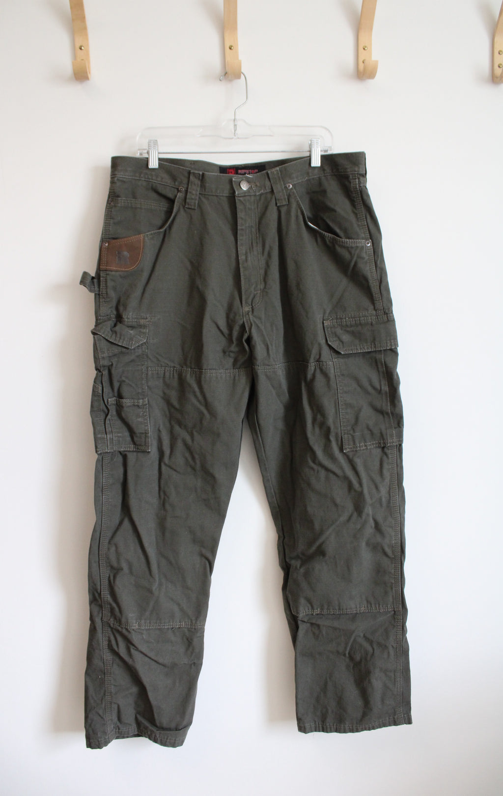 Wrangler Riggs Workwear Dark Green Pants | 36X32