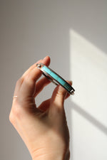 Turquoise Inlay Sterling Silver Cuff Bracelet