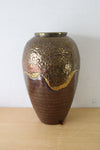 Brass Hammered Vase