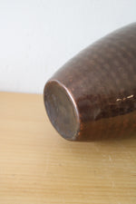 Brass Hammered Vase