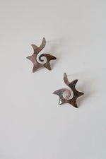 Sterling Silver Western Style Stud Earrings