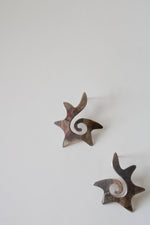 Sterling Silver Western Style Stud Earrings