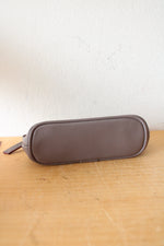 Dooney & Bourke Gray Smooth Leather Small Zip Pouch
