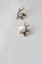 Sterling Silver Western Style Stud Earrings