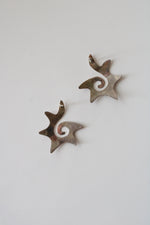 Sterling Silver Western Style Stud Earrings