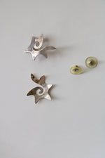 Sterling Silver Western Style Stud Earrings