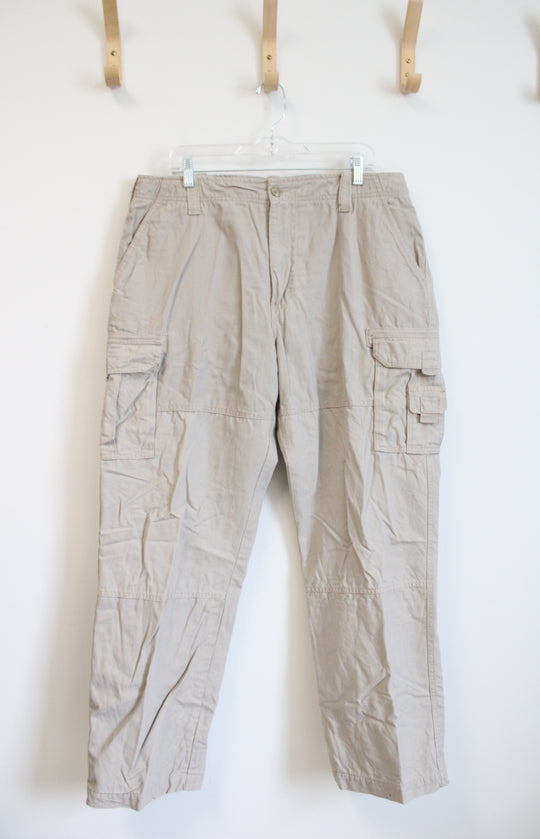 Field Tested Guide Gear Tan Flannel Lined Cargo Pants | 36X32