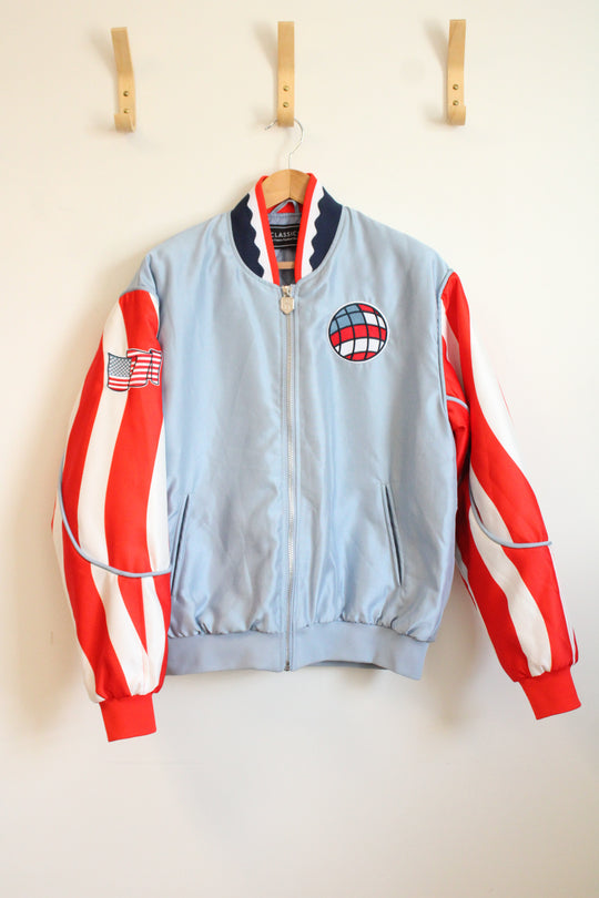 Classics By Classic Football Shirts Vintage World Cup USA Bomber Jacket | L