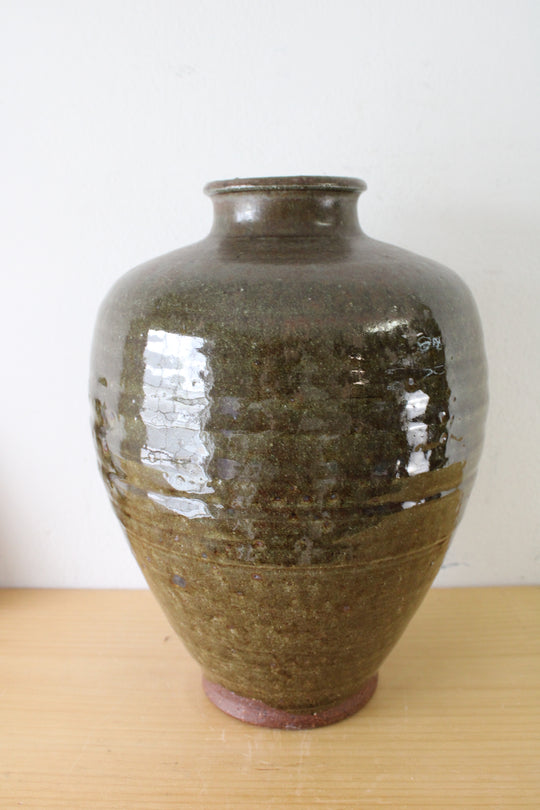 Hand Made Pottery Urn Vase Initialed By Artist Willi Singleton