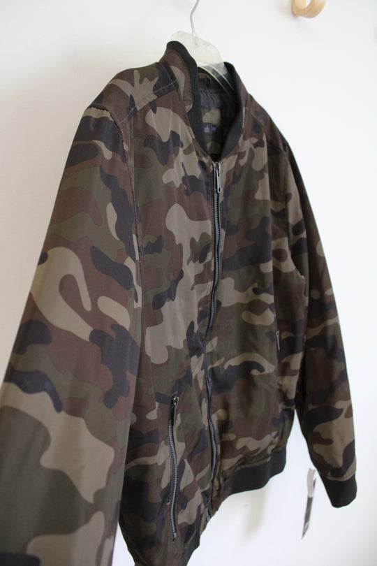 Truth By Republic Camo Bomber Jacket | M