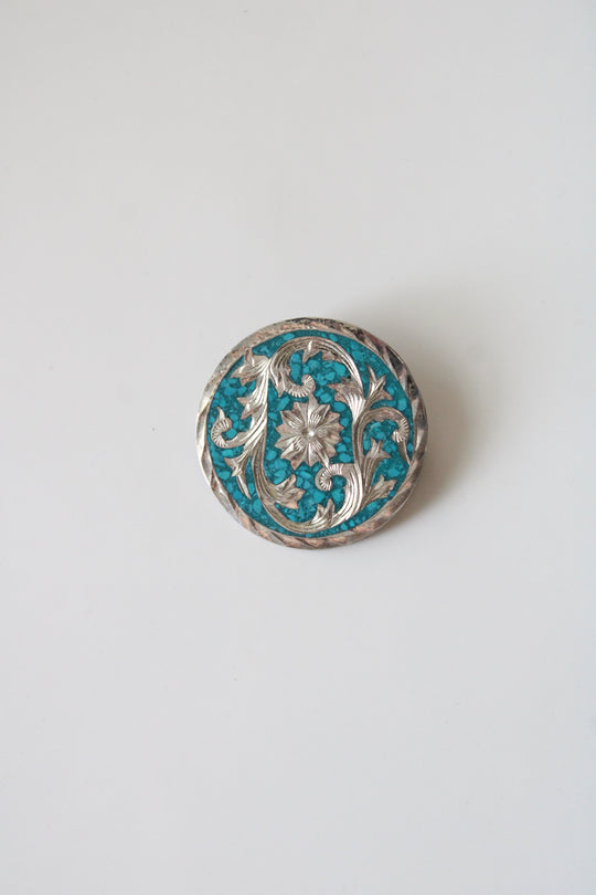 Turquoise Sterling Silver Pin/Pendant