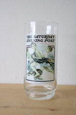 Vintage The Saturday Evening Post Norman Rockwell Arby's Glass