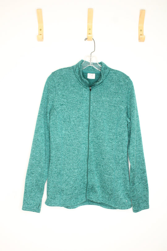 Danskin Now Green Full Zipper Jacket | XL